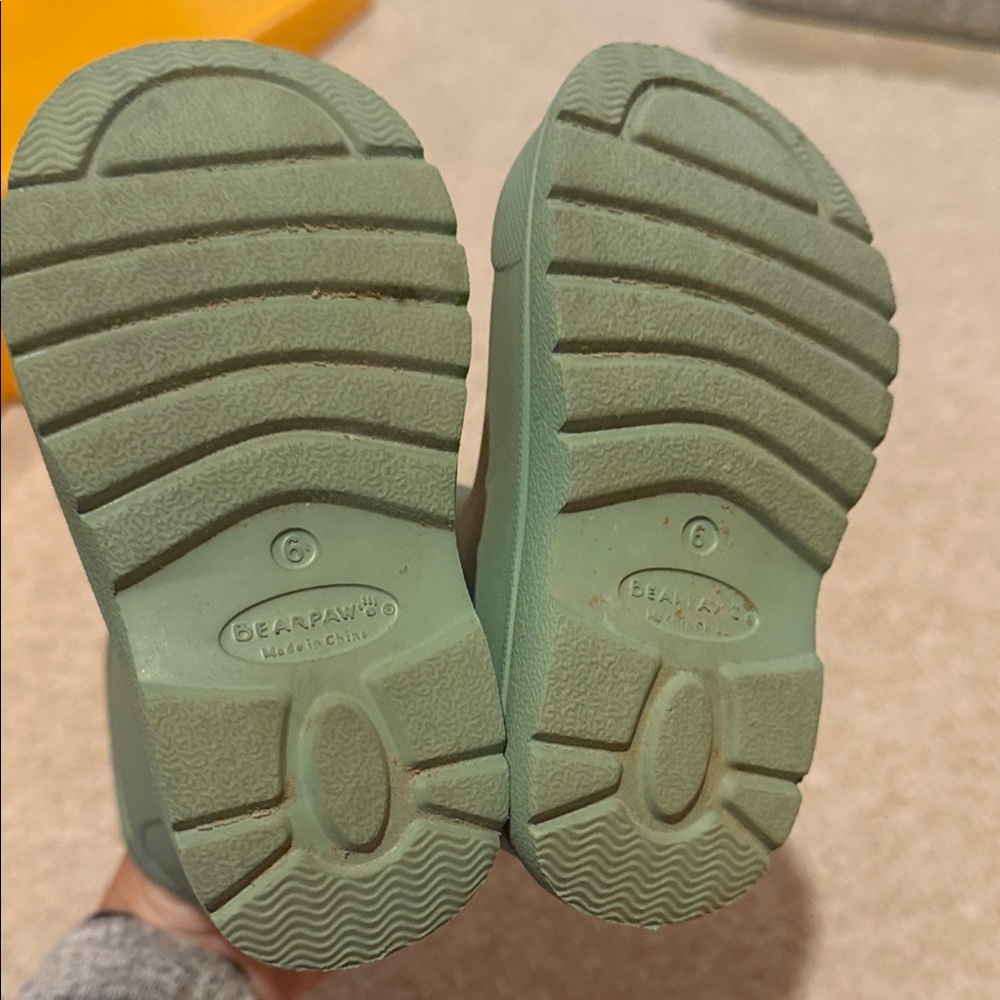 BearPaw Kids Mint Green Rain Boots - Picture 5 of 5